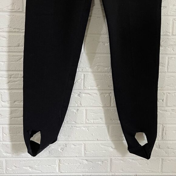 🚨4/$25 VINTAGE OBERMEYER Black Stirrup Ski Pants Size 8L - Picture 5 of 8